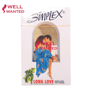 Simplex Long Love Natural Latex Condom - 12 Pieces