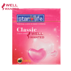 Starlife Classic Natural Latex Rubber Condom - 3 Pieces