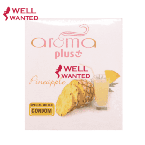 Aroma Plus Pineapple Special Dotted Condom - 3 Pieces