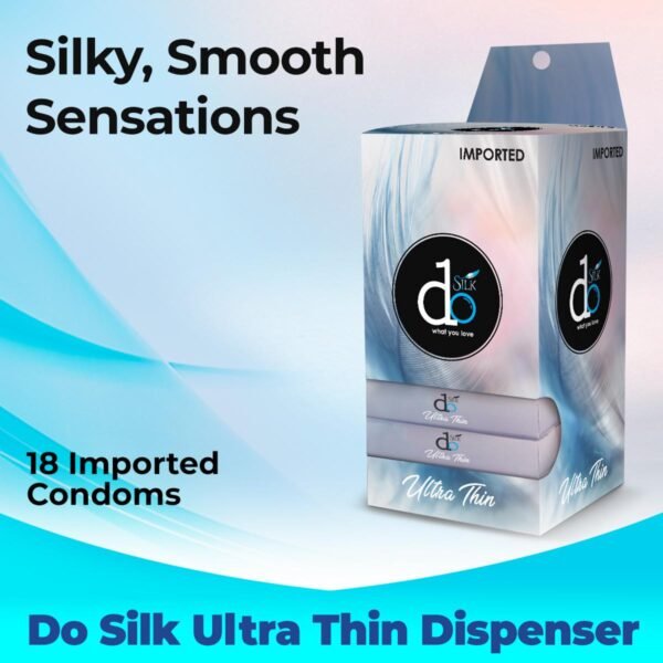 DO Silk Ultra Thin & Delay Condoms Pack - 6 x 3 (18 Pieces) 8964001199106-6pcs