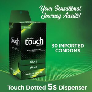 Touch Dotted Condom - 6 x 5 (30 Pieces) Condoms Pack 8964001199137