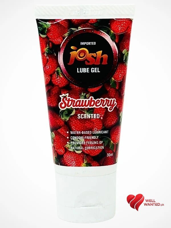 Josh Lube Gel Strawberry 30ml - Sweet Water Based Lubricant Josh Lube Gel Strawberry 30ml - Sweet Water Based Lubricant