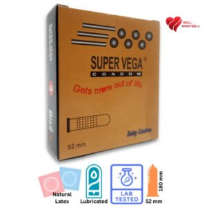 Super Vega Condoms 3 Pieces - Golden Super Vega