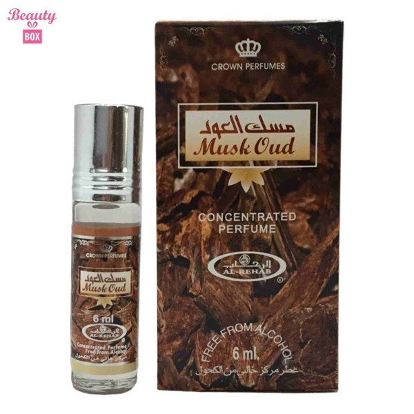 Al Rehab Musk Oud Concentrated Perfume Oil - 6ml Al Rehab Musk Oud Concentrated Perfume Oil - 6ml