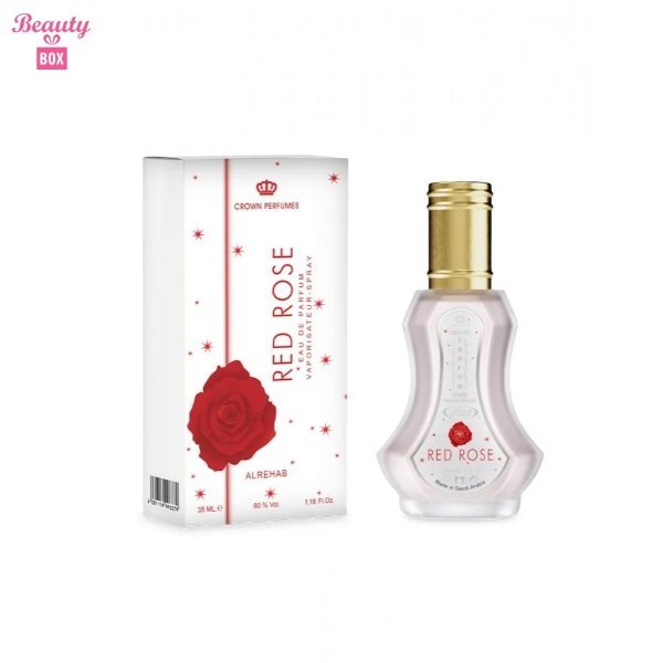 Al Rehab Red Rose EDP Perfume Spray for Men - 35 ml Al Rehab Red Rose EDP Perfume Spray for Men - 35 ml