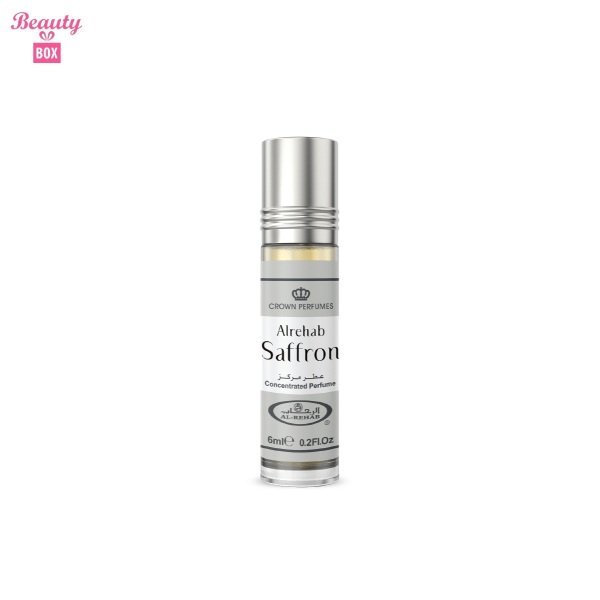 6281110003677-2 Al Rehab Saffron Concentrated Perfume Oil - 6ml
