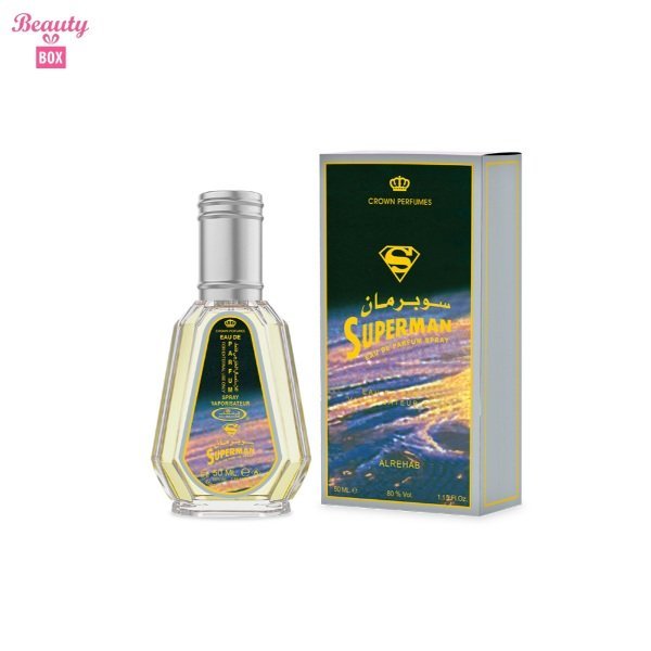 Al Rehab Superman EDP Perfume Spray for Men - 50ml Al Rehab Superman EDP Perfume Spray for Men - 50ml