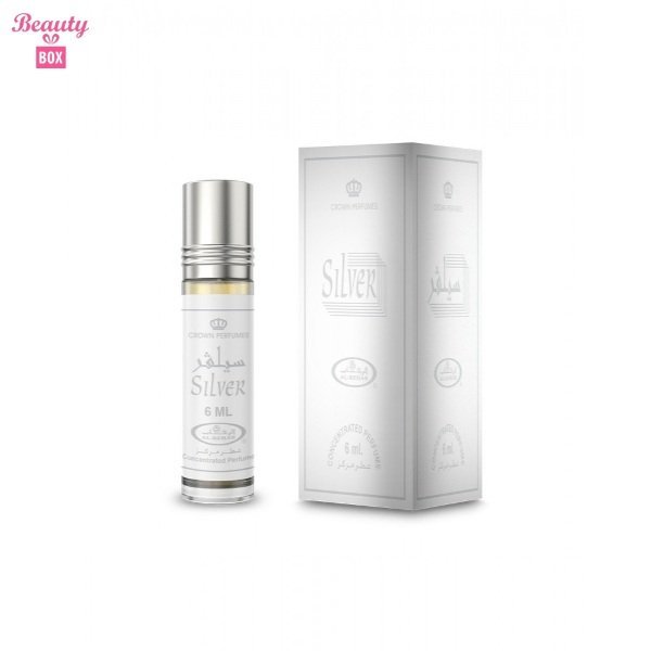 Al Rehab Silver Concentrated Perfume Oil - 6ml Al Rehab Silver Concentrated Perfume Oil - 6ml