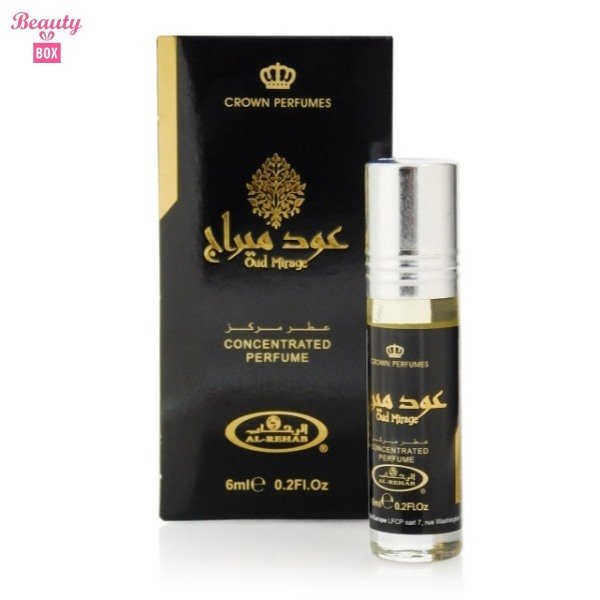 Al Rehab Oud Mirage Concentrated Perfume Oil - 6ml Al Rehab Oud Mirage Concentrated Perfume Oil - 6ml