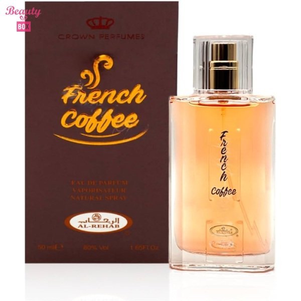 Al Rehab French Coffee EDP Perfume Spray for Men - 50 ml Al Rehab French Coffee EDP Perfume Spray for Men - 50 ml