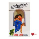 Simplex Long Love Natural Latex Condoms - 12 Pieces