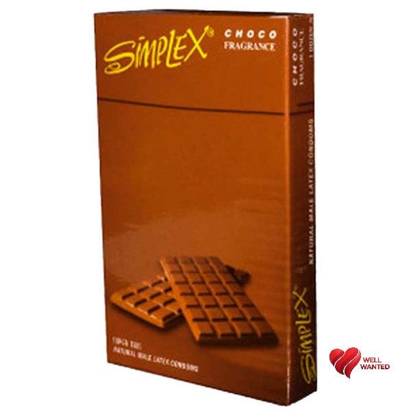 8992500115365 - 1 Simplex Super Thin Choco Flavored Condoms - 12 Pieces
